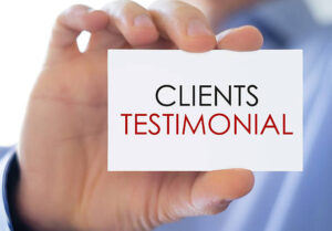 Client testimonials image